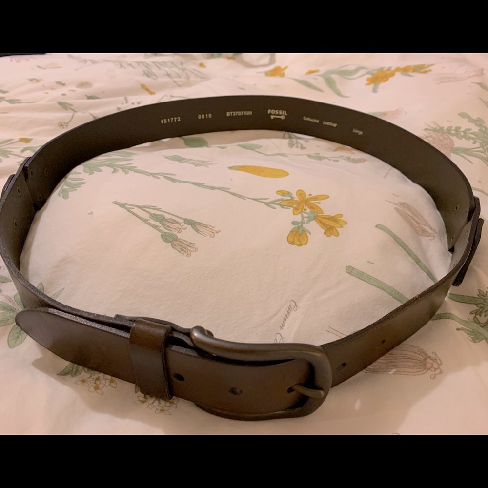 Fossil Leather Belt